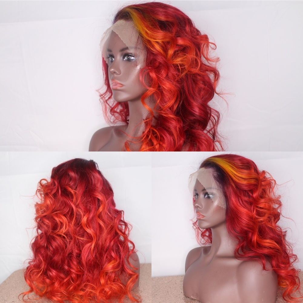 Red Fire Wig
